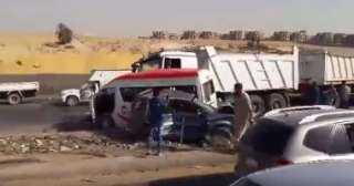 أسماء ضحايا حادث تصادم طريق...