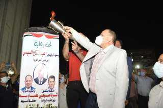 محافظ أسيوط يطلق شعلة أولمبياد...