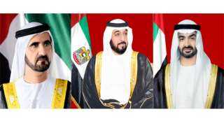 رئيس الإمارات ونائبه ومحمد بن...