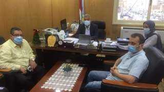 وكيل صحة مطروح يناقش خطة...