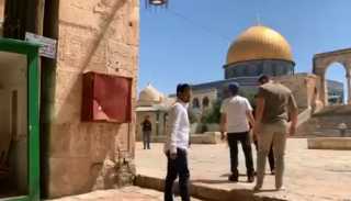 بالفيديو.. مستوطنون إسرائيليون يتقدمهم وزير...