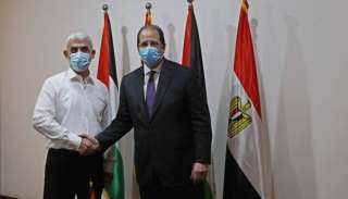 رئيس المخابرات العامة المصرية يصل...