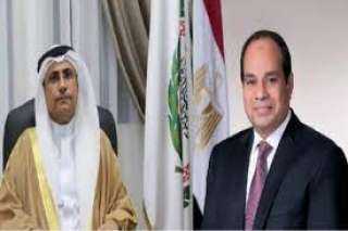 رئيس البرلمان العربى: الرئيس السيسى...