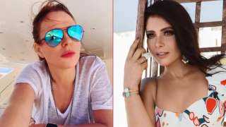 شيرين رضا مع منى زكى...
