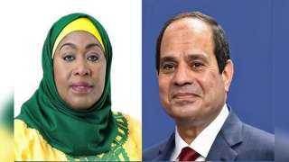 السيسي يهنئ رئيسة تنزانيا لتوليها...
