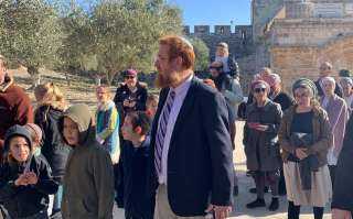 غليك يقود اقتحام المستوطنين للمسجد...