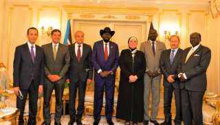 رئيس جنوب السودان يستقبل وزيرى...