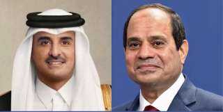 الرئيس السيسي يتبادل مع أمير...