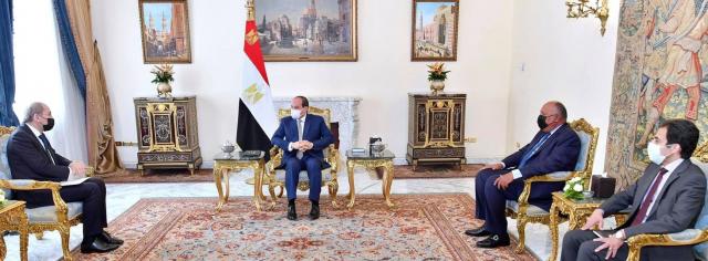 السيسي يبحث مع الصفدي مستجدات الأوضاع في لبنان وسوريا وليبيا