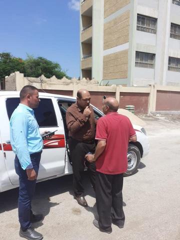 بالصور.. رئيس مدينة بيلا يتابع مستوي الخدمات والمرافق بالمدينة والقري