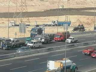 كثافات مرورية بسبب تصادم 3...