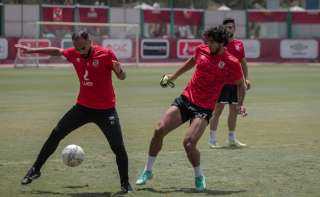الدوري الممتاز.. الأهلي يواصل تدريباته...
