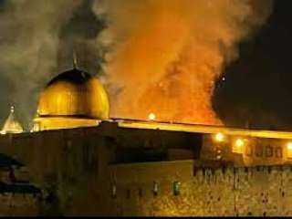 اندلاع حريق في منطقة القدس 