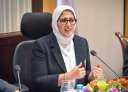 وزيرة الصحة تستعرض الموقف الحالي...