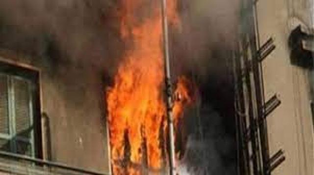 السيطرة علي حريق شقة سكنية بحلوان 