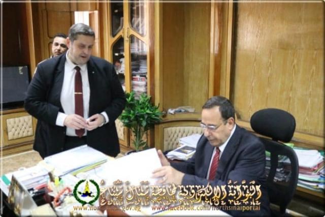 محافظ شمال سيناء يعتمد نتيجة الدور الثاني للشهادة الإعدادية بنسبة نجاح 100 %