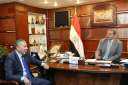 سعفان يلتقي رئيس الجالية المصرية...