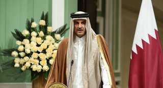 أمير قطر يبحث مع مستشار...