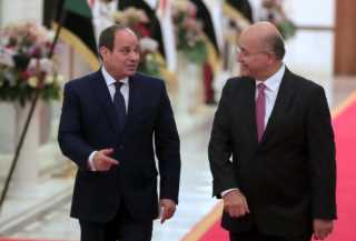 السيسي يلتقى برهم صالح على...