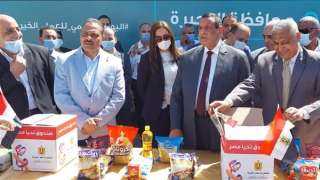 محافظ البحيرة يتفقد قافلة المساعدات...