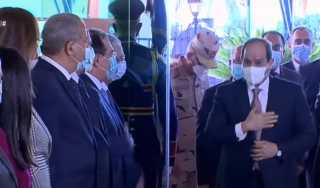 بالفيديو.. لحظة وصول الرئيس السيسي...