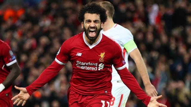 محمد صلاح يقود ليفربول على ميلان