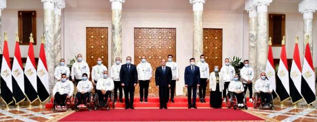 الرئيس السيسى يعرب عن خالص الاحترام والتقدير لأبطال مصر البارالمبيين