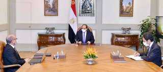 الرئيس السيسي يستقبل نائب رئيس...