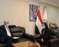 مايا مرسي تستقبل سفير هولندا...