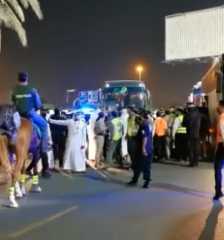 شاهد.. اشتباكات بين لاعبي منتخب...