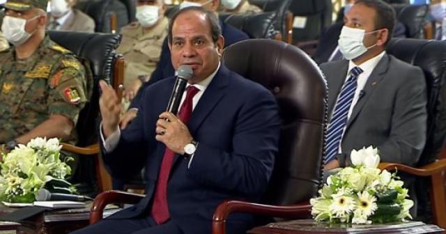 الرئيس السيسي: قضية البناء غير المخطط لن تعالج إلا من خلال وعى المصريين