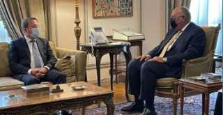 شكرى يستقبل ”مفوض الاتحاد الأوروبى...