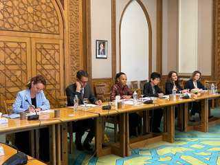 اجتماع مساعد وزير الخارجية للشئون...
