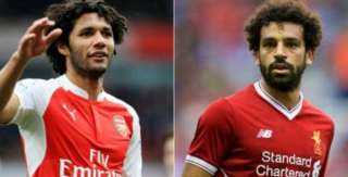 وصول محمد صلاح والنني لمطار...