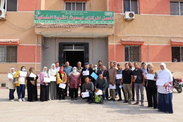 معمل الثروة السمكية يختتم البرنامج التدريبي حول جودة المياه في المزارع السمكية
