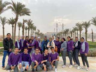 وفد من طلاب مدرسة الحرية...
