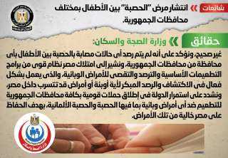 الحكومة تنفى انتشار مرض ”الحصبة”...