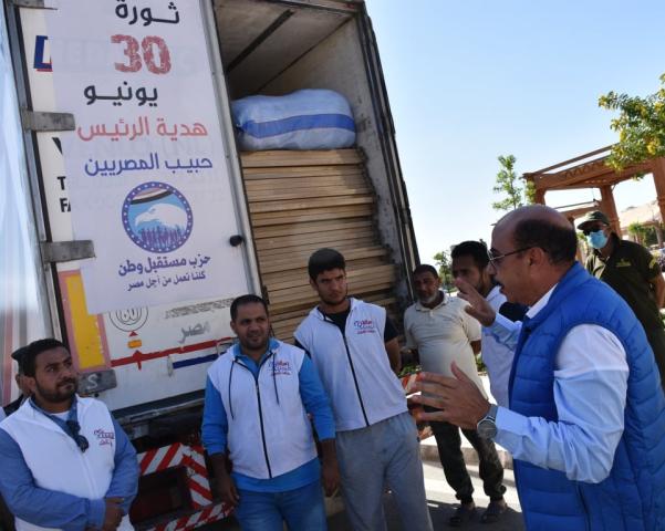 محافظ أسوان .. جاهزية الوحدات السكنية البديلة لمتضررى السيول