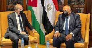 سامح شكرى يبحث مع نظيره...