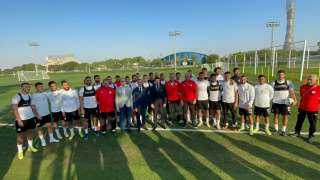 وزير الرياضة يلتقي لاعبي المنتخب...