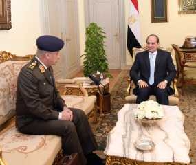 الرئيس السيسي يستقبل القائد العام...