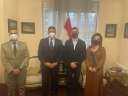 سفير مصر في بلجراد يستقبل...