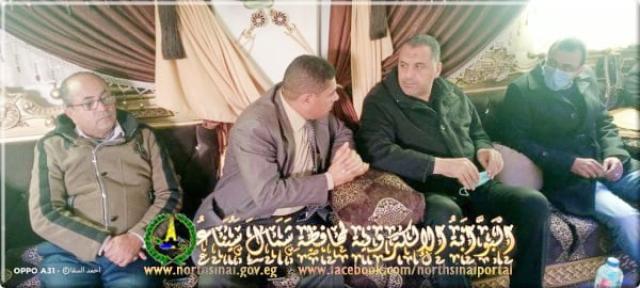 اجتماع تنسيقي بين محافظتي شمال وجنوب سيناء بخصوص منطقة رأس النقب