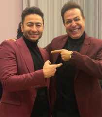 شاهد.. حكيم وحمادة هلال فى...