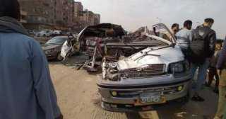 مصرع وإصابة ٤ أشخاص في...