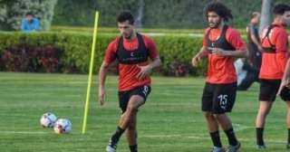 طارق حامد يشارك في التدريبات...