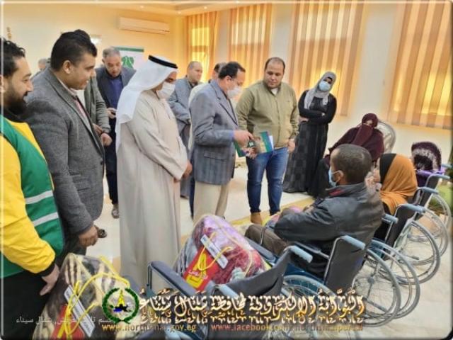 محافظ شمال سيناء يسلم ذوي الاحتياجات الخاصة أجهزة تعويضية