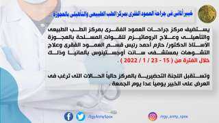خبير عالمى فى جراحة العمود...