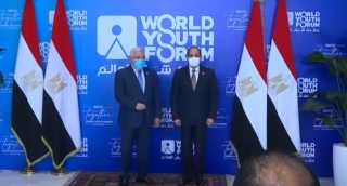 الرئيس السيسي يستقبل الرئيس الفلسطيني...