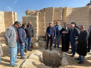 مصطفى وزيري يتفقد منطقة آثار...